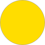 [DMD09Y] DMD09Y - confezione 20 dischi adesivi SAFE IN in PVC diametro 90 mm col.GIALLO