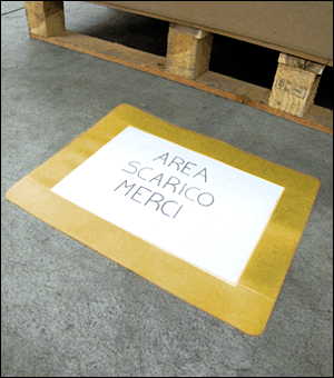 [DMTA4Y] DMTA4Y - conf.10 tasche adesive protettive SAFE IN in PVC f.to A4 col. GIALLO