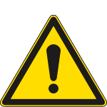 [E1101W] E1101W - cartello pericolo generico solo simbolo EN ISO 7010