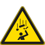[E1177K] E1177K - cartello pericolo caduta oggetti EN ISO 7010