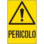 [E1709X] E1709X - Cartello pericolo EN ISO 7010