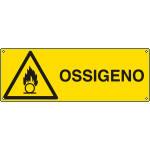 [E1797K] E1797K - Cartello pericolo ossigeno EN ISO 7010