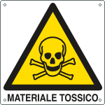[E400404X] E400404X - Cartello pericolo materiale tossico EN ISO 7010