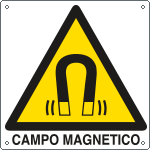 [E402701X] E402701X - Cartello pericolo campo magnetico EN ISO 7010
