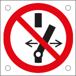 [E49716M] E49716M - Cartello vietato alterare lo stato dell'interruttore EN ISO 7010