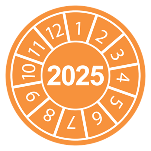 [EBC49625] EBC49625 - confezione da 250 bollini datario anno 2025