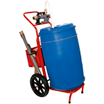 [ECAC165] ECAC165 - carrello portafusti con manichetta UNI45, lancia,fusto schiuma escluso