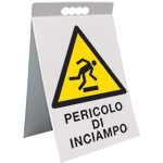 [ECAP17127X] ECAP17127X - cavalletto PVC pericolo di inciampo