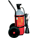 [ECCS018] ECCS018 - estintore carrellato a CO2 carica da kg.18 classe di fuoco B8-C