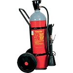 [ECCS027] ECCS027 - estintore carrellato a CO2 carica da kg.27 classe di fuoco B8-C