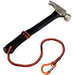 [EDS310] EDS310 - cordino elastico porta attrezzi 96-123 cm nero/arancio 1 moschettone