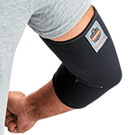 [EDS650M] EDS650M - gomitiera in neoprene perforato 650 e maglia spandex col.NERO tg.M